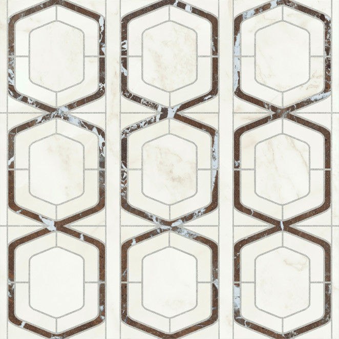 Elios Ceramica Dynasty Nobile Red 3d Honed 30x30