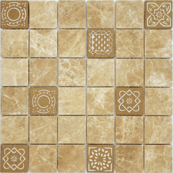 LeeDo Art Stone Emperador Light Mat 30x30