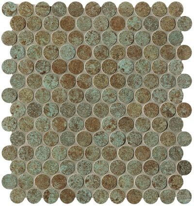 Fap Sheer Deco Rust Round Mosaico 29,5x32,5