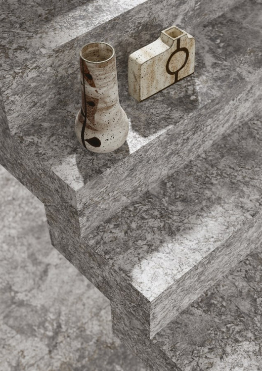 Ariostea Ultra Graniti Silver Wave 150x300 top lapped