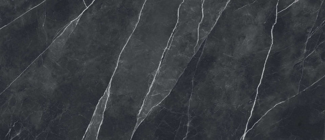 Casalgrande Padana Marmora Nero Antico Vein Touch 9mm 60x120