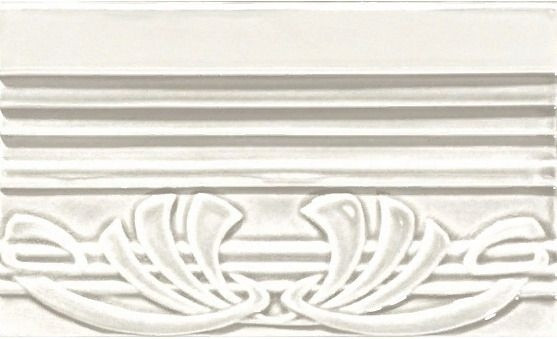 Ceramiche Grazia Epoque Terminale Deco Bianco Mat 12х20