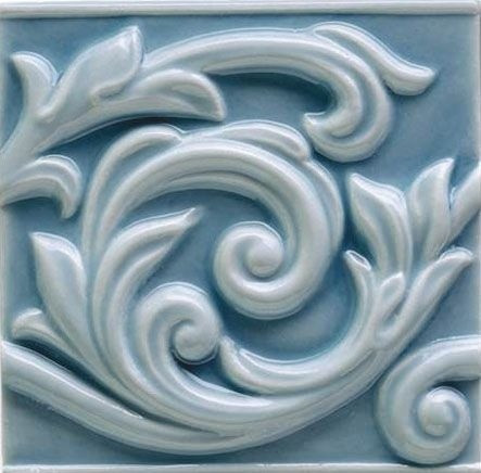 Ceramiche Grazia Essenze Voluta Genziana 13х13