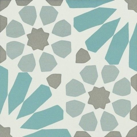 Elios Ceramica Deco Anthology Etnic B Light Blue Nat 20x20