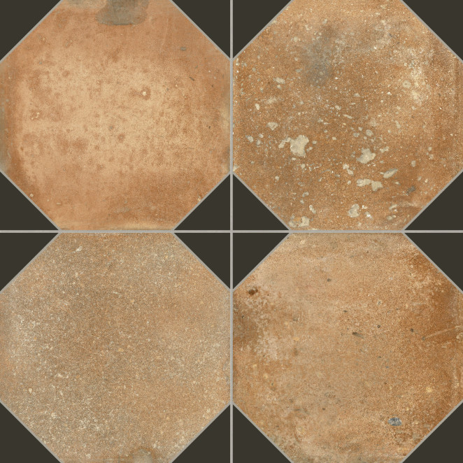 Peronda Fs Nonna Black Decor Lt 45.2x45.2