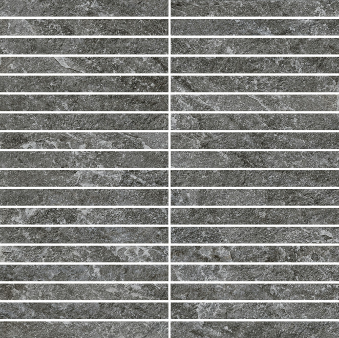 ITALON Magma Graphite Mosaico Strip 30x30