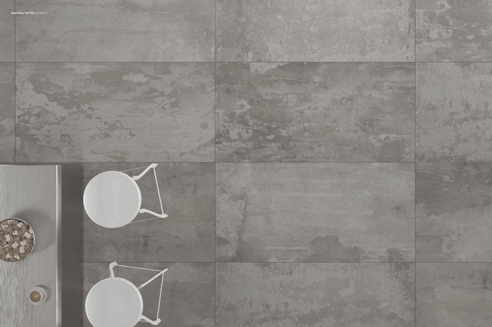 Refin Design Industry Oxyde Dark R   60x60