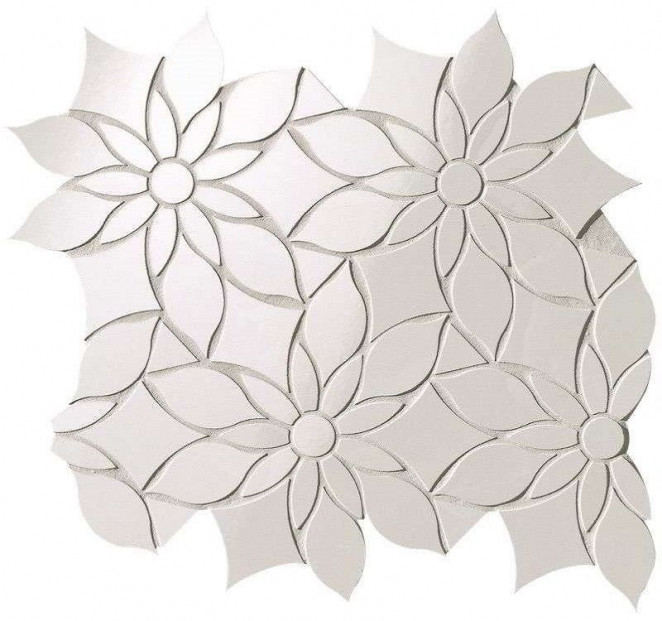 Fap Roma Gold Onice Neve Daisy Mosaico Brillante 29x31,9