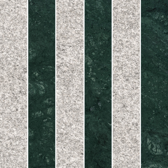 41zero42 Brutus Stripes Mosaic 30x30