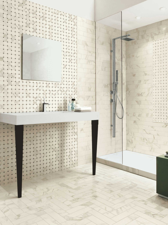 Vallelunga Calacatta Calacatta Ambra 60x60