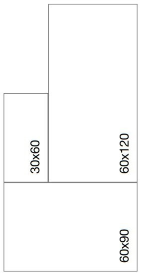 Casalgrande Padana Petra Modulo Petra Bianca 120х120