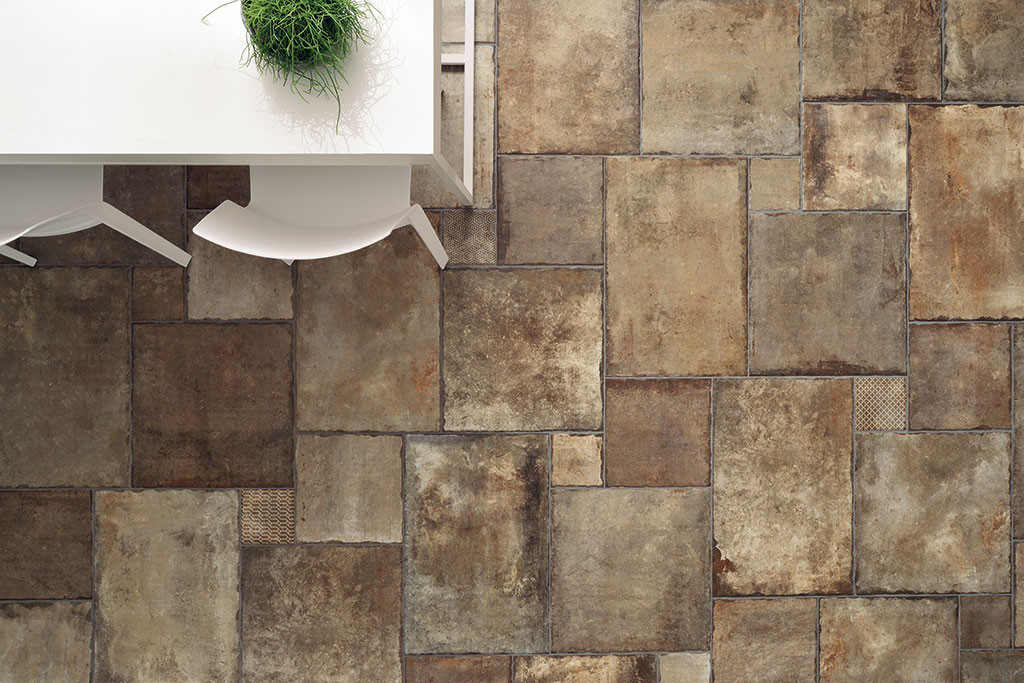Fioranese Heritage Exagona Deco Exagona Texture 3 Nat 34.5x40