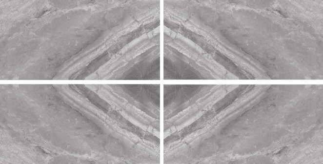 Cerdomus Supreme Book Match Grey Levigato Set 4 Pcs 120x240