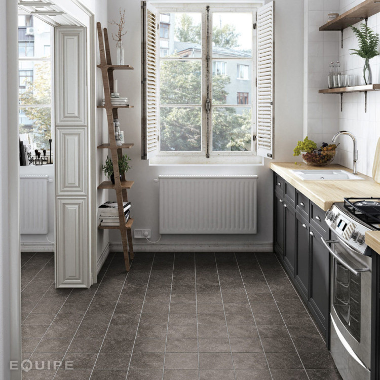 Equipe Coralstone Hexagon Melange Grey (6 вариантов паттерна) 25,4х29,2