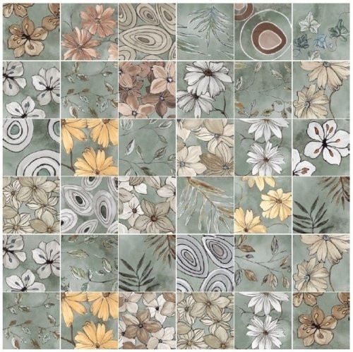 Elios Ceramica Emotion Surprise Green Luc_Matt 20x20