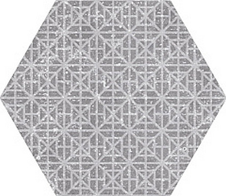 Equipe Coralstone Hexagon Melange Grey (6 вариантов паттерна) 25,4х29,2