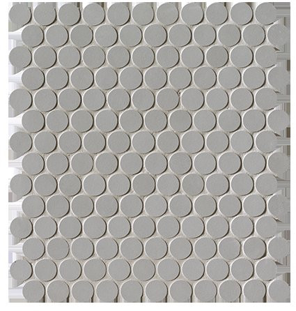 Fap Milano&amp;floor Grigio Round Mosaico Matt 29.5x32.5