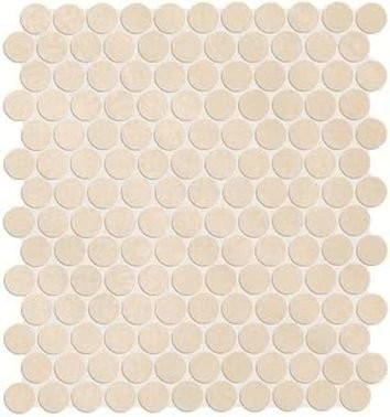 Fap Color now Beige Round Mosaico 29.5x32.5