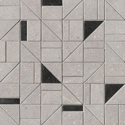 Fap Nux Grey Gres Outline Mosaico 30x30