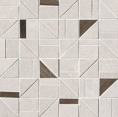 Fap Nux White Gres Outline Mosaico 30x30