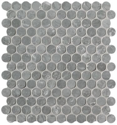 Fap Roma Diamond Grigio Sup. Round Mosaico Brillante 29.5x32.5