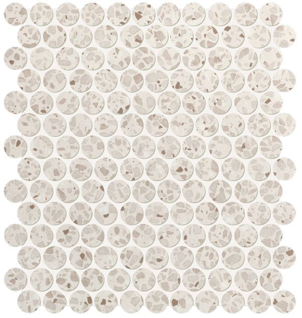 Fap Glim Bianco Round Mosaico Matt 29,5х32,5