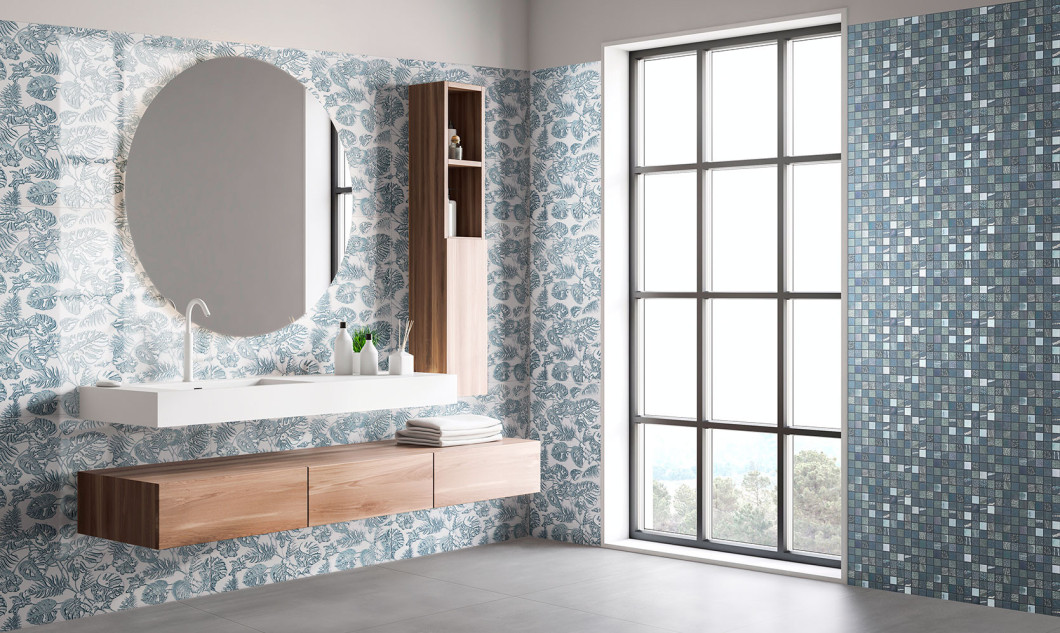 La Bottega del Decoro Fiori Capri 60x60