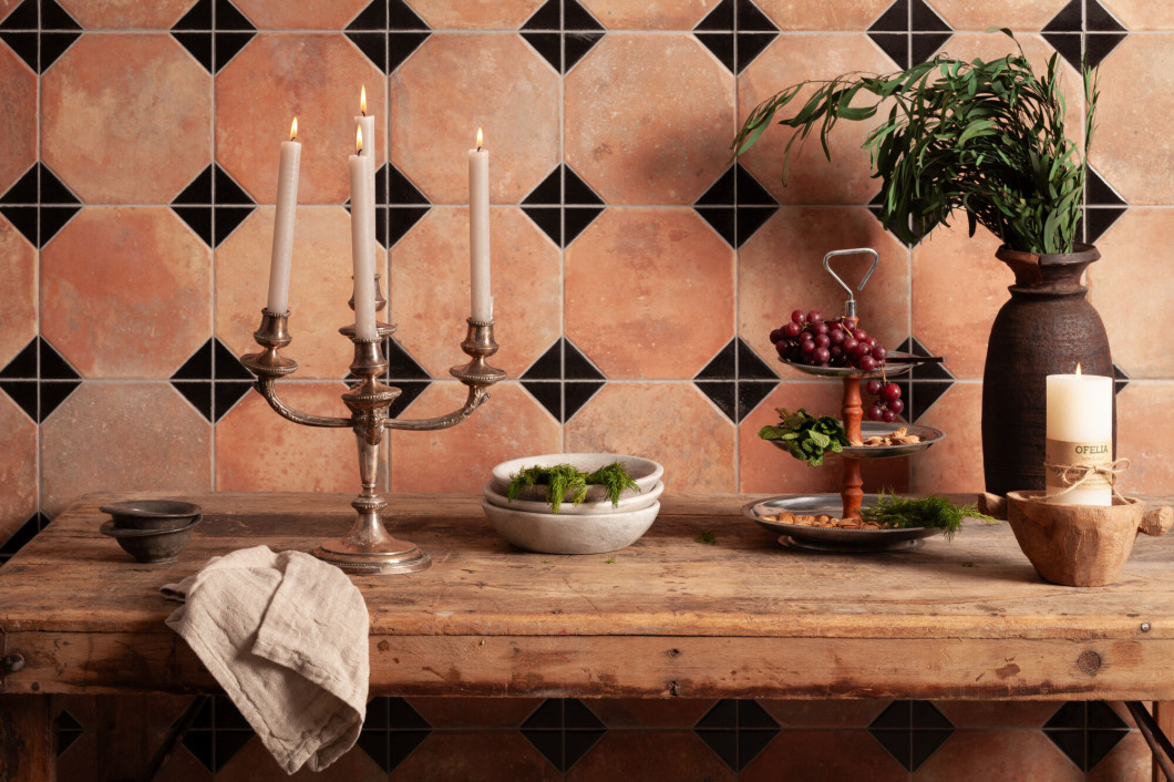 Peronda Fs Nonna Black Decor Lt 45.2x45.2