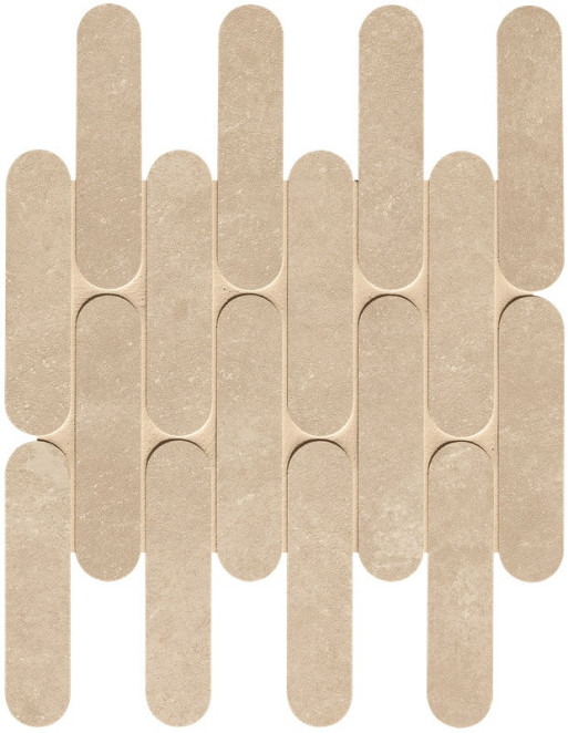 Fap Nobu Beige Curve Mosaico Matt 29х29,5