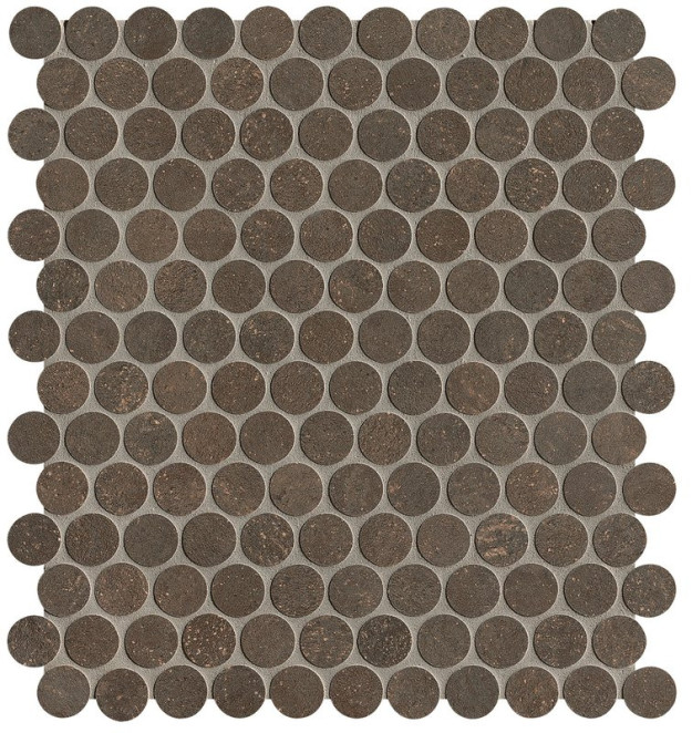 Fap Nobu Cocoa Gres Round Mosaico Matt 29,5х32,5