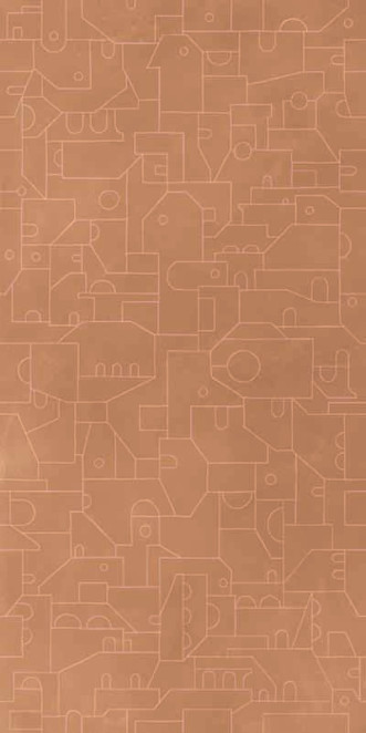 Keope Cotto Milano Mattone Labirinto Rett 60x120