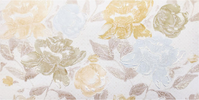 La Bottega del Decoro Flower Giallo 30x60