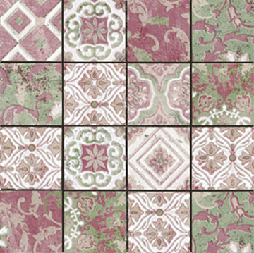 La Bottega del Decoro Maioliche Mosaico Fuoco 30x30
