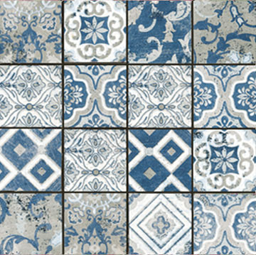La Bottega del Decoro Maioliche Mosaico Mare 30x30