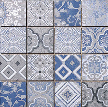 La Bottega del Decoro Maioliche Mosaico Saturnia 30x30