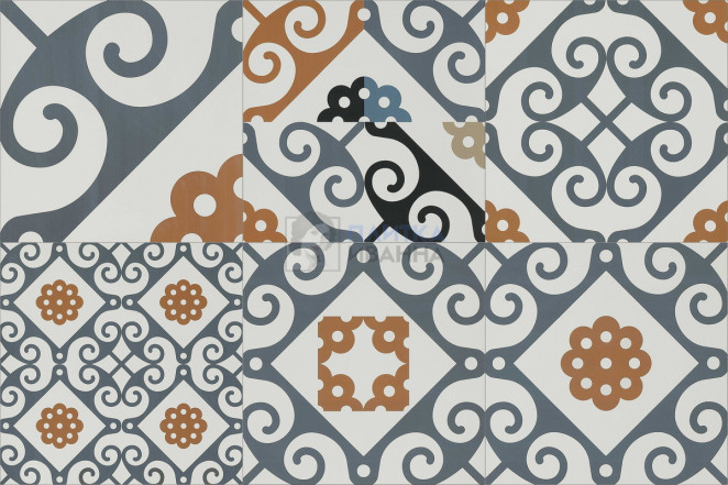 Refin Frame Majolica Random R  60x60