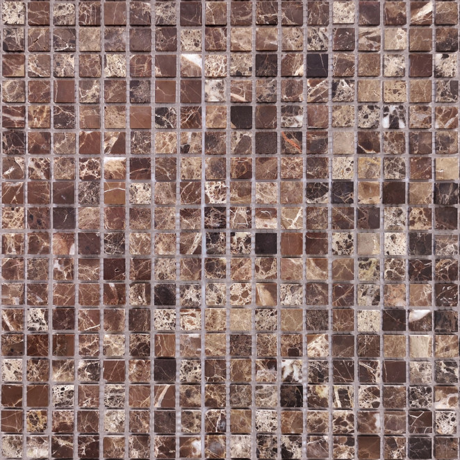 LeeDo Pietrine 4 mm Emperador Dark POL 15x15