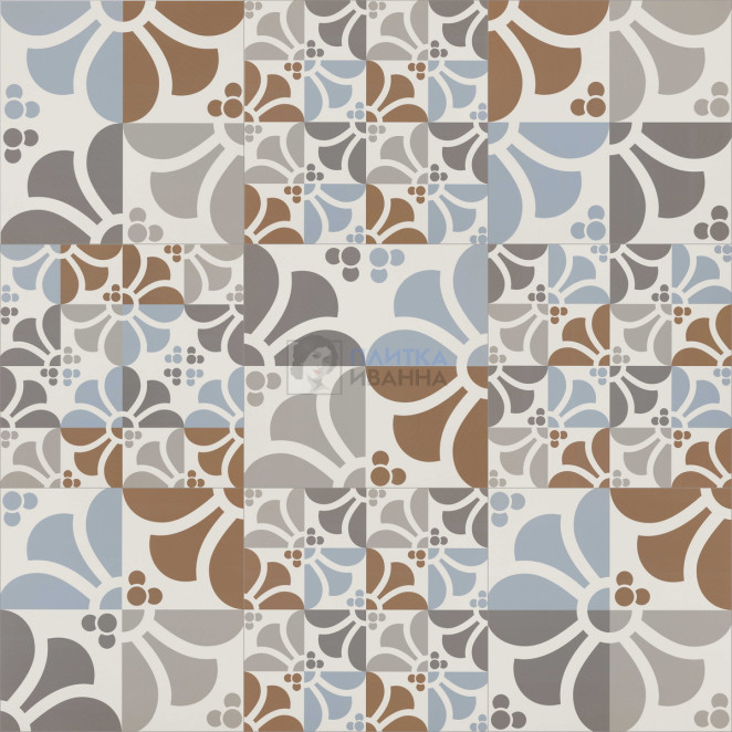 Refin Frame Emilia Flower Random R  60x60