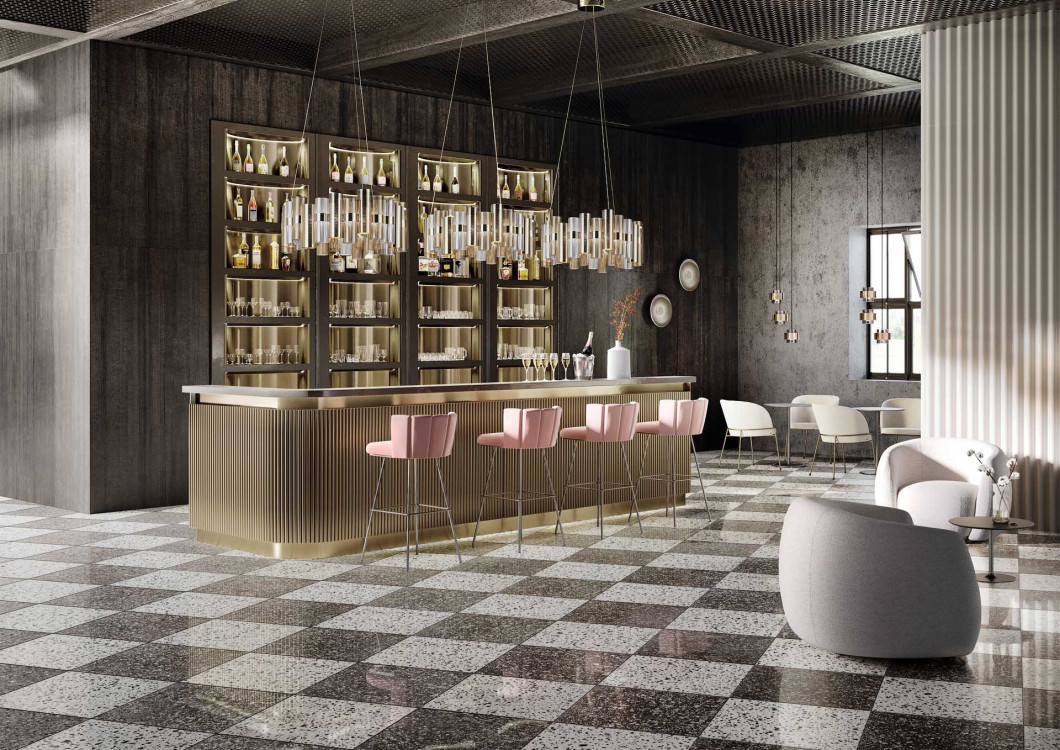 Casalgrande Padana Terrazzotech Antracite 120x60