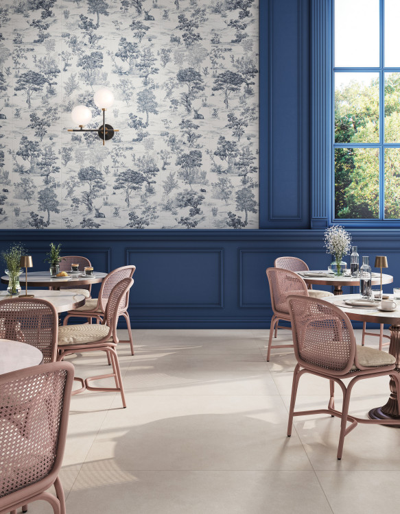 Mirage Papier Maison Blue 60x120