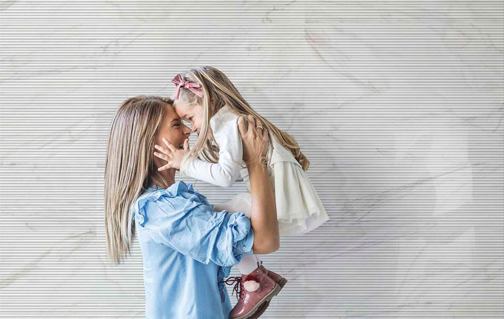 Marazzi Marbleplay Wall White str.Gem 3D 30x90