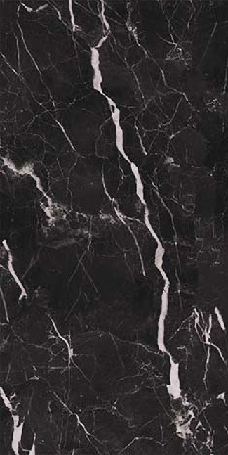 Casalgrande Padana Marmoker Nero Creta Honed 9mm 30x60