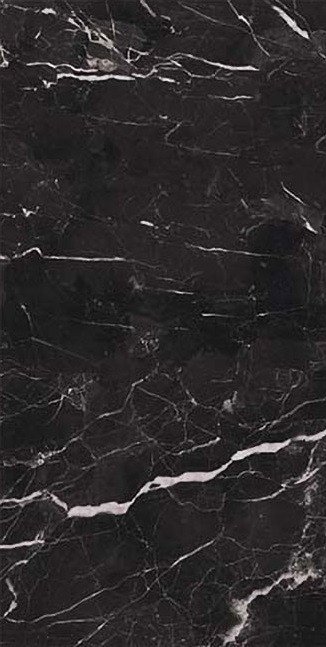 Casalgrande Padana Marmoker Nero Creta Lucido 9mm 30x60