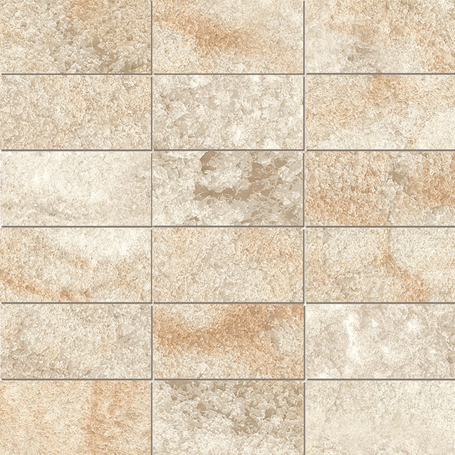 Casalgrande Padana Onici Mosaico Miele Luc.5x10 30х30