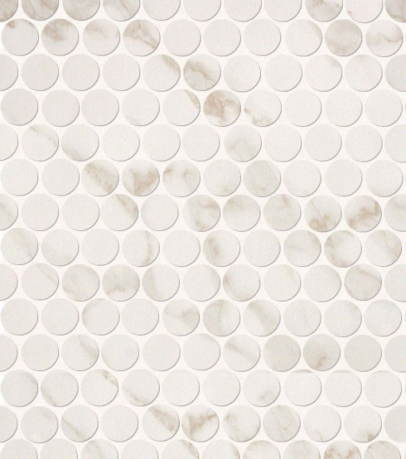 Fap Roma Diamond Calacatta Round Gres Micromosaico 29.5x32.5