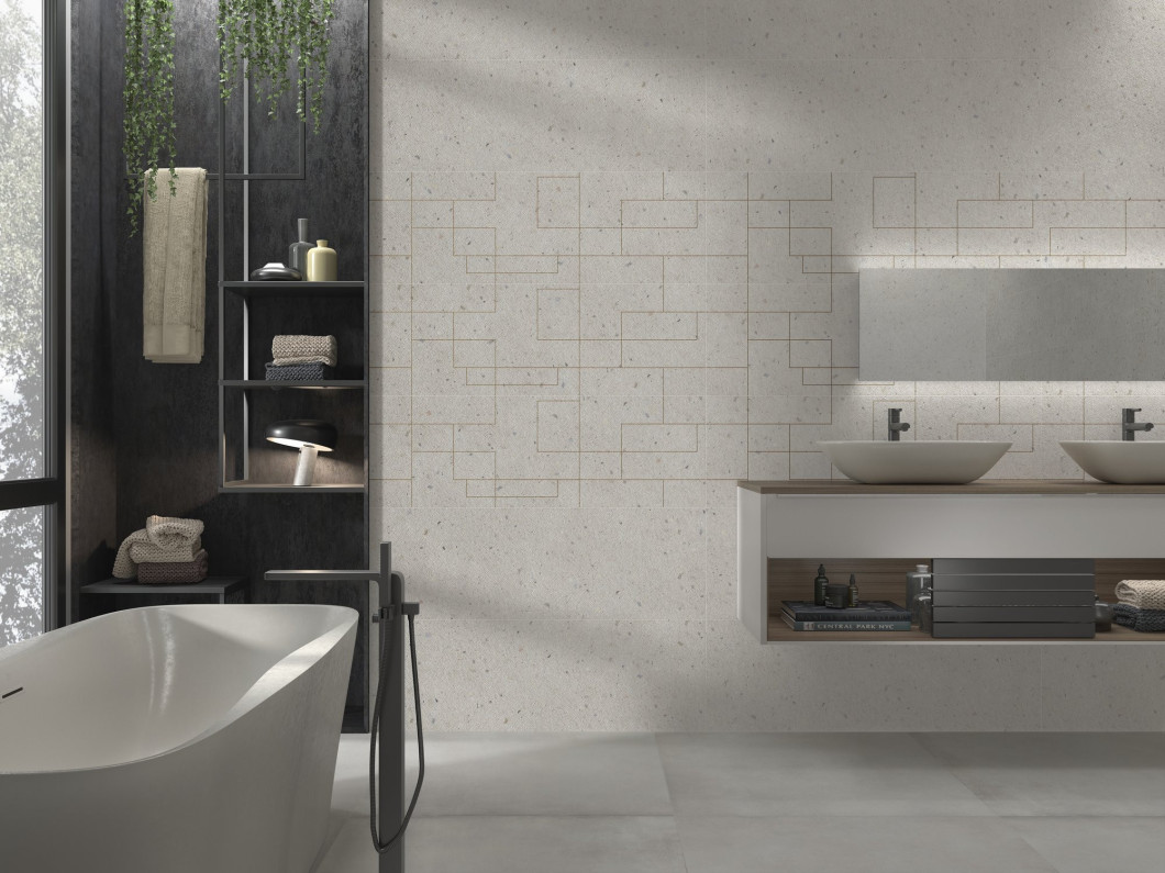 Ape Ceramica Re-Use Mobius White Rect. 40x120