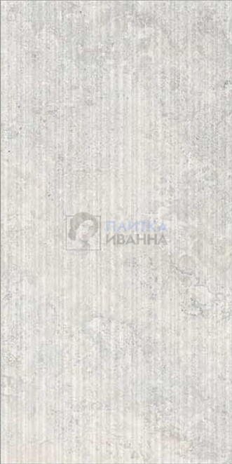 Refin Beat White Ribbed R 60x120
