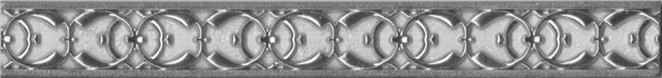 Aparici Ona Wall Molura Alhambra Silver 3.5x29.75