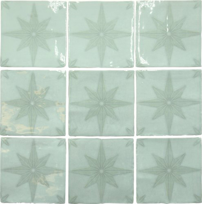 Ape Ceramica Fado Carmo Acqua 13x13