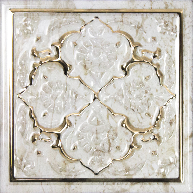 Monopole Petra Dec Armonia Petra Brillo Bisel Gold, C 15x15
